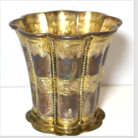 Kiddush Cup Vintage Silver Collectible Decor Stamped 925S EDV Andersen Danmark - Picture 4 of 7